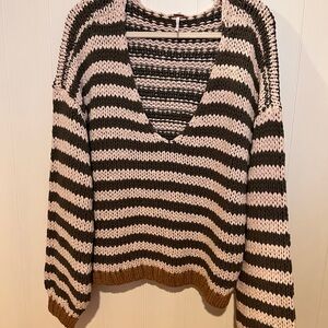BNWOT PORTLAND Free People pullover v-neck sweater
